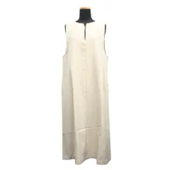 未使用 CROCODILE クロコダイル ジャンパー スカート ワンピース ロング丈 ノースリーブ M ベージュ レディース 古着 中古 USED