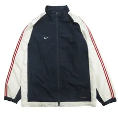 NIKE ナイキ 90's トラック ジャケット ブルゾン スポーツ オールド ビンテージ ヴィンテージ S ネイビー メンズ 古着 中古 USED