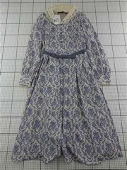 ◇ Θ アンアナザーアンジェラス 39BE02j003 ダマスク柄ワンピース アイボリー系 レディース E  【1601070015025】