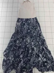 ◇ ⊂ スナイデル SNIDEL SWNO224244 ニットドッキングプリントワンピース レディース E  【1601070015728】