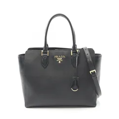 PRADA プラダ SAFFIANO+SOFT CALF ハンドバッグ