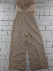 ◇ Θ ラグナムーン LAGUNAMOON LADYカットジャガードベアパンツドレス ベージュ系 S レディース E  【1601070016015】