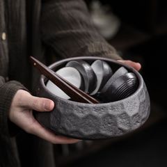 大原萌 黒和紙造形ボウル アートオブジェ - メルカリ