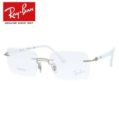 【訳あり・店頭展示品】国内正規品 レイバン メガネフレーム 伊達メガネ Ray-Ban RX8767（RB8767） 1228 51サイズ スクエア型 リムレス ツーポイント 縁なし アウトレット品 ユニセックス メンズ レディース
