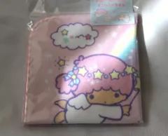 リトルツインスターズ ミニハンドタオル エンジェル　ピンク タオル