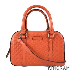 グッチ GUCCI マイクログッチシマ 510289 レザー ハンドバッグ sh【中古】