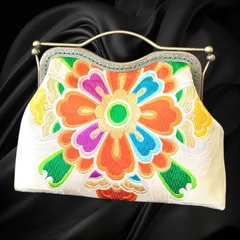 【No.729】着物リメイクバッグ、和風オリジナルバッグ、着物ショルダーバッグ