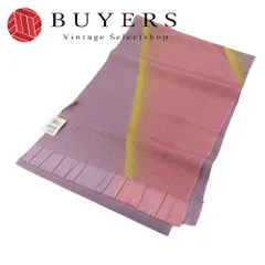【中古】 和装小物 帯揚げ めいくやまと 正絹(金銀糸除く) パープル系 ピンク系 和装 呉服 和服 きもの レディース 女性