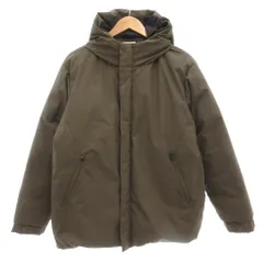 アーバンリサーチ ドアーズ URBAN RESEARCH DOORS ウールブレンドラミネートダウンパーカー ジャケット L ジップアップ フード カーキ /AE
