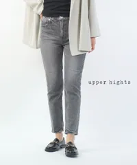 【30%OFF】アッパーハイツ upper hights デニム パンツ デニムパンツ ブラック ジーンズ ストレッチ ガールフレンド スキニー ミッドライズ・139300102-2942301(レディース)