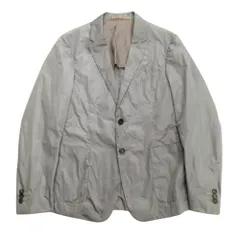 PRADA SPORT プラダスポーツ ナイロン テーラード ジャケット ブレザー 無地 本切羽 2010年製 46 グレー メンズ 古着 中古 USED