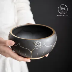 【新品未使用】イタリア製粗挽き陶器 お茶 日本のカンフー茶器 金彩ハンドル 茶器 手作り 茶道具 手作り マスターカップ ティーカップ 陶器 アンティーク テイスティングカップ スカイブルー ギフトボックス