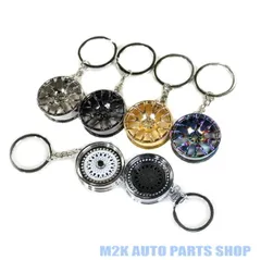 キーホルダー キーチェーン ホイール タイヤホイール 1個 メッシュホイール リアル ミニチュア チャーム プレゼント ギフト 鍵