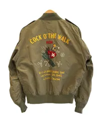ドッグファイト DOG FIGHT L-2A フライトジャケット レプリカ 復刻 刺繍 緑 6-16-191507 3 ジャケット カーキ 101MT-5686