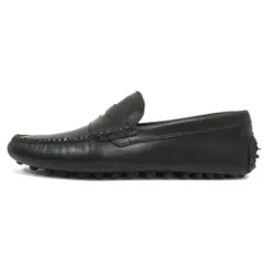 良品 COLE HAAN コールハーン レザー ドライビングシューズ ローファー 靴 サイズ7.5 25cm 黒 ブラック メンズ 古着 中古 USED
