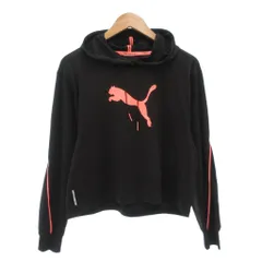 プーマ PUMA トレーニング フーディー パーカー 長袖 ロゴ 黒 ブラック /AE