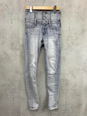 GYDA ジェイダ 072512418301-03 ハイウエスト ウエストクロス スキニー デニムパンツ sizeS/ブルー ■■◎レディース