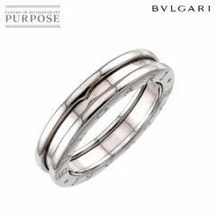 ブルガリ BVLGARI ビーゼロワン 1バンド #59 リング K18 WG ホワイトゴールド 750 指輪 B-ZERO1 Ring 90306909