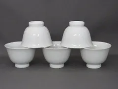 美濃焼白磁煎茶茶碗５客揃