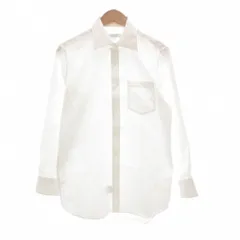 ダーバン DURBAN 美品 ワイシャツ 40-80 長袖 ストライプ 白 ホワイト /AE