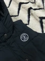 S Abercrombie アバクロンビー ダウン ベスト/ブラック