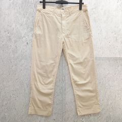 SPELL BOUND スペルバウンド トラウザー クロップドパンツ チノパン カジュアル 無地 ベージュ 32サイズ 〇◇☆