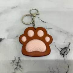 ぷにぷに肉球キーホルダー【キャメル】