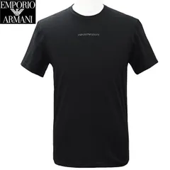 新品 エンポリオ アルマーニ Tシャツ メンズ 半袖 1枚単品 ブラック カットソー アンダーウェア EM000391 AF16115 MC005