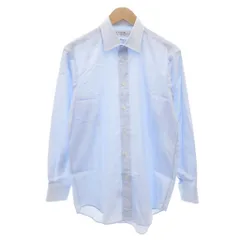 メーカーズシャツ カマクラ MAKER'S SHIRT 鎌倉 ワイシャツ 40-82 長袖 無地 水色 ライトブルー /AE