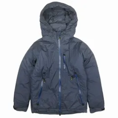 良品 NANGA ナンガ AURORA DOWN JACKET オーロラ ダウンジャケット ブルゾン アウター コート フーデッド ナイロン XS 紺 ネイビー レディース 古着 中古 USED