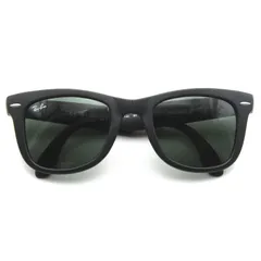 美品 Ray-Ban レイバン サングラス RB4105 WAYFARER FOLDING イタリア製 フォールディング 601S マットブラック 65009589