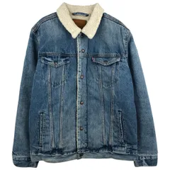 古着 リーバイス Levi's PREMIUM プレミアム 中綿入り デニムボアジャケット メンズXL相当/eaa459153