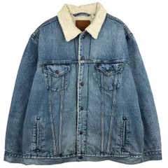 古着 リーバイス Levi's PREMIUM プレミアム 中綿入り デニムボアジャケット メンズXXL相当/eaa459155