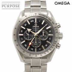 オメガ OMEGA スピードマスター ブロードアロー GMT 3581 50 クロノグラフ メンズ 腕時計 デイト ブラック 自動巻き Speedmaster 90310190