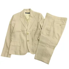 未使用 POLO RALPH LAUREN ポロ ラルフローレン リネン スーツ セットアップ テーラード ジャケット パンツ 背抜き 近年モデル レディース 古着 中古 USED