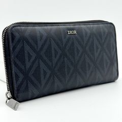 DIOR ディオール 長財布 CDダイアモンド ラウンドファスナー メンズ財布 DIOR ディオール 長財布 CDダイアモンド ラウンドファスナー メンズ財布