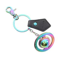 ヴィヴィアンウエストウッド Vivienne Westwood チャーム 3D ORB IRIDESCENT オーブ 8203011JUOM0014N403 オーロラカラー レザー キーリング レディース 新品