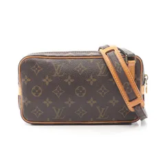 ルイ・ヴィトン LOUIS VUITTON ショルダーバッグ マルリーバンドリエール M51828 PVCコーティングキャンバス レザー ポシェット・マルリーバンドリエール レディース