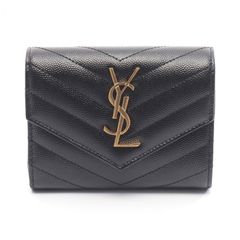 シャネル CHANEL 二つ折り長財布 ビコローレ ブラック レザー ココ