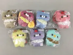 エール YELL ぬいぐるみキーホルダーまとめセット すくっとたっちさん すいーつ SWEETS 全7種 しっぽで自立する! 未開封 2601LT149