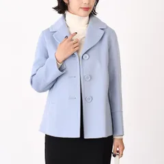 S Max Mara エス マックスマーラ コート アウター Pコート シングルブレストウールピーコート MOON 9041084106 レディース ライトベージュ ライトブルー ラペルカラー シングルプレスト