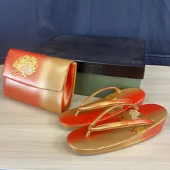 ▲【値下げ交渉可能】和装バッグ 草履セット フォーマル 成人式