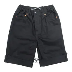 美品 alexanderwang アレキサンダーワン ブラックデニム イージーハーフパンツ カットオフ ショーツ XXS 黒 メンズ レディース 古着 中古 USED