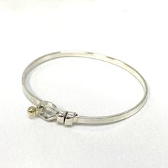TIFFANY&CO. フラットワイヤー フック&アイ ハート バングル - メルカリ