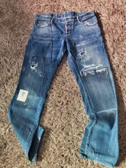 ディースクエアード2 ウォッシュ ダメージ デニム ズボン 50