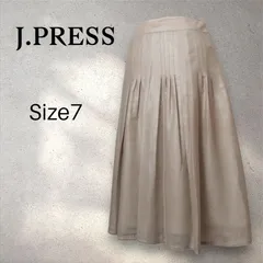 J.PRESS ジェイプレス 　スカート　ベージュ　　サイズ７　（S）　ポリエステル