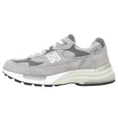 新品同様 NEW BALANCE ニューバランス U992GY スニーカー シューズ 靴 スエード レザー USA製 サイズ26.5cm グレー メンズ 古着 中古 USED