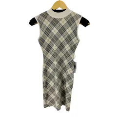 ダーリッチ Darich 24SS チェックジャガードノースリニットミニワンピース  レディース FREE 