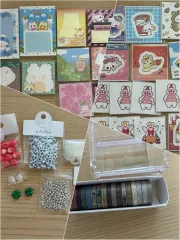 韓国雑貨 文房具 メモ用紙 ステッカー シール ダイアリーデコ 用品 まとめ売り ステッカー ブレスレット作り