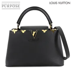 新品同様 ルイ ヴィトン LOUIS VUITTON カプシーヌ MM 2way ハンド ショルダー バッグ トリヨンレザー ブラック M54663 RFID 90299543
